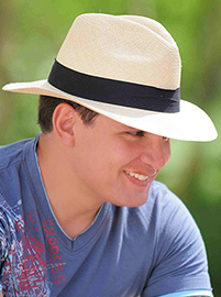 Sombrero de Panam Cuenca - Fedora para Hombre